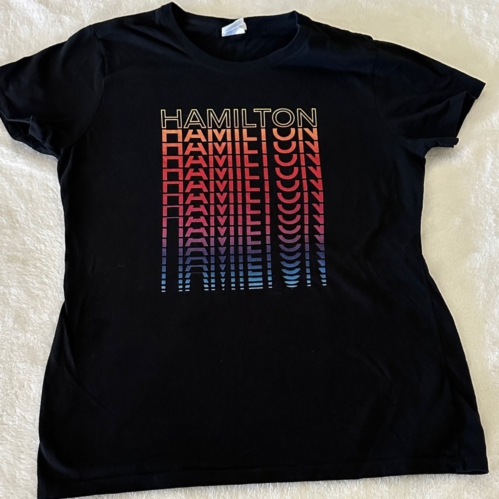 Hamilton Black Graphic Tee